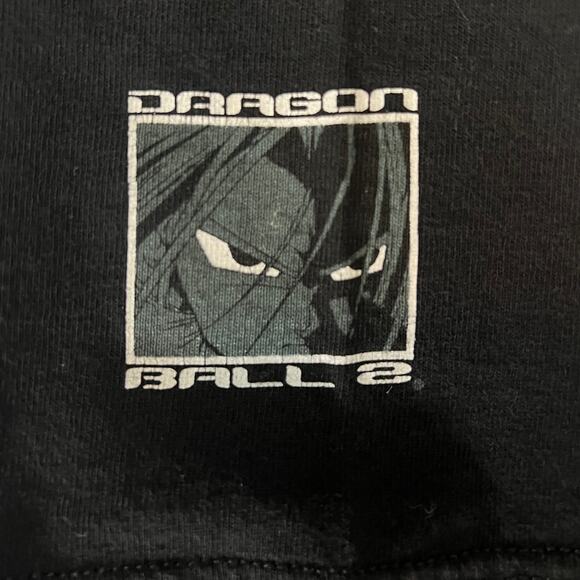 Vintage Dragon Ball Z Capsule Corp T-Shirt Large - Black - Rare DBZ Anime Shirt - Picture 4 of 12